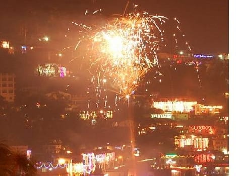 Diwali in Almora bristles