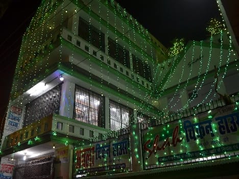 Diwali Lights Bathed by city