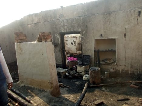  A fire burned millions Goods
