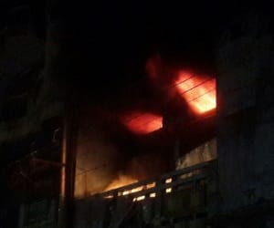 Huge loss because of fire in bahraich.