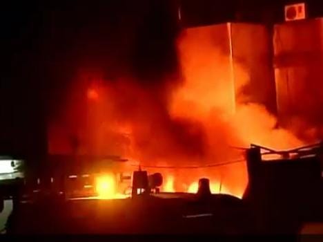 house on fire 