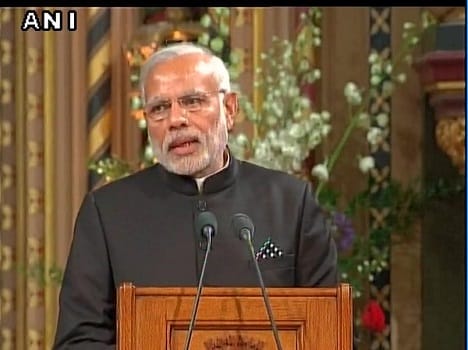Narendra Modi addressed British Parliament