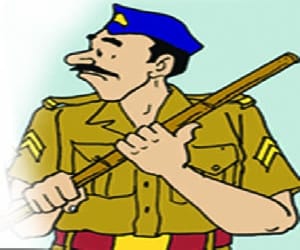 Beaver police Tandava in Sahspur