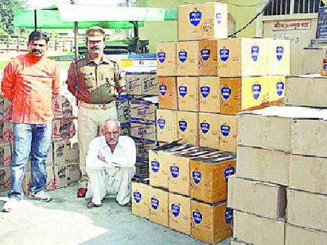 wine caught in baghpat