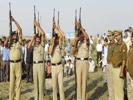 creamation of BSF man in kosikalan