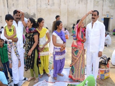 bhai dooj celebration in district jail