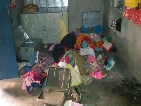 thieves took away a donation box
