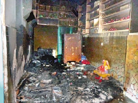 Sarraf store fire
