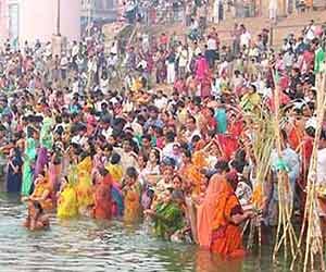 The water will drain chhath arghya.