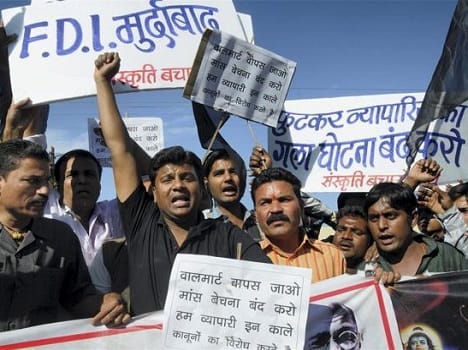 Swadeshi jagran manch objected to making FDI policies easier