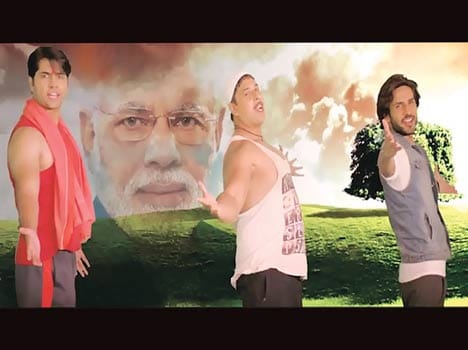 Pahlaj Nihalani praising PM Modi in a song