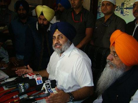sukhbir singh badal controversial statement about congress