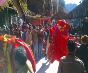 yamunotri tample kapat closed for winter session.