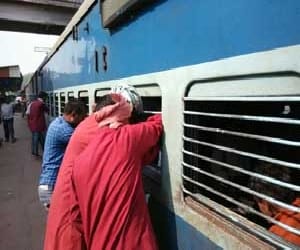 Fog at the trains stopped, Bareilly Intercity, were down double-decker