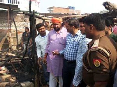 Six shops fire damage millions