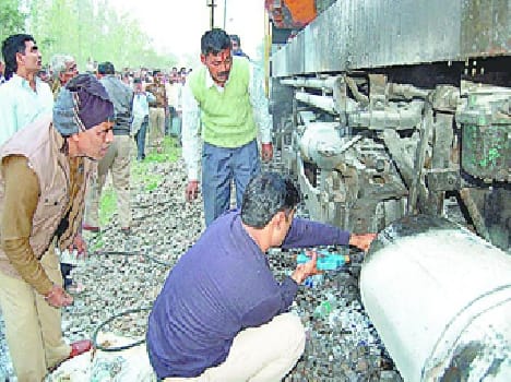Intercity the engine fire