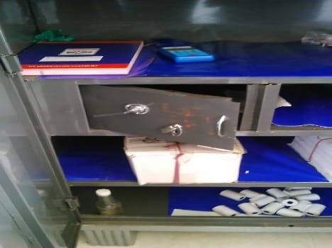 Petrol pump sabotage, looting