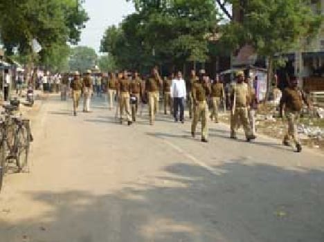 The funeral took place amid tight security