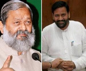 wrangling between 2 cabinet ministers of Haryana