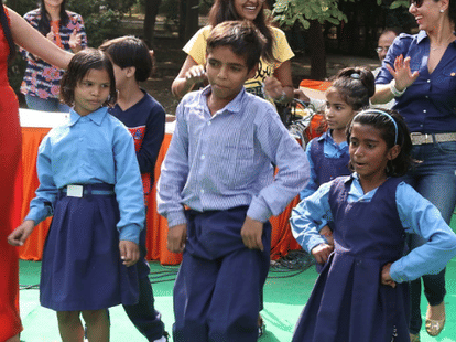 Children celebrateed neharu Birthday.