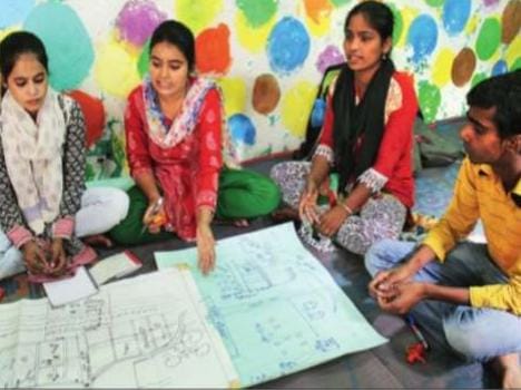 girls who spent their life as street children working for other children well being
