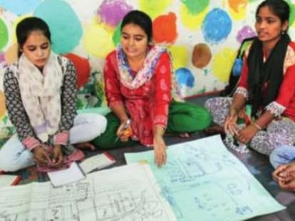 girls who spent their life as street children working for other children well being