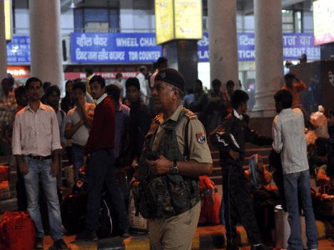 Delhi on high alert after terror attacks in France.