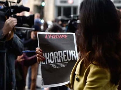world media on paris attack