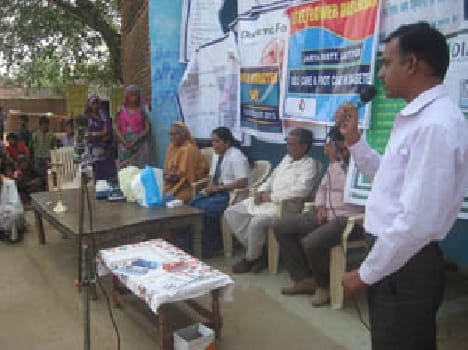 Three hundred people have blood tests