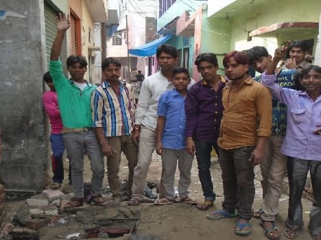 Nawab in the street again broken culvert