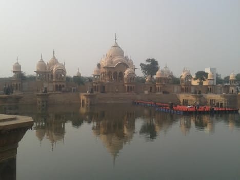 police breifing in vrindavan today