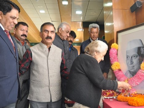 Himachal Congress celebrates Nehru's 125th birth anniversary