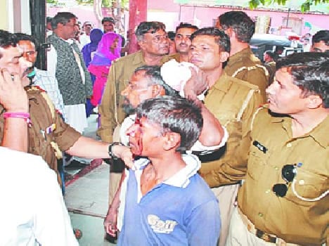 Bilaspur and shernagar people quarreling