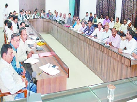 ' Village government checks for