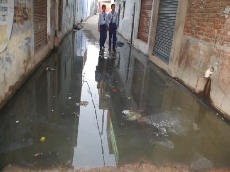 Karbala was submerged streets