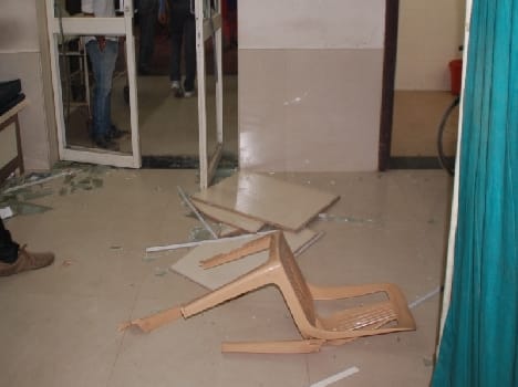 Demolition of the child's death trauma center