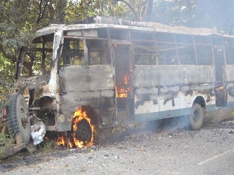 bus accidents to trackter