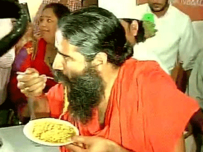 Baba Ramdev launches Atta noodles