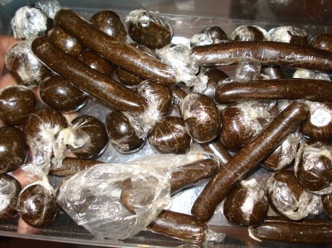 4 kg charas seized from police head constable.