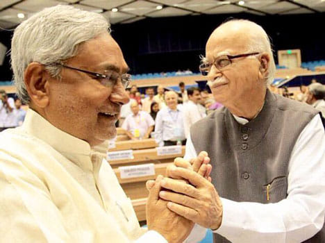 lal krishna advani may be the guest in oath taking ceremony of nitish