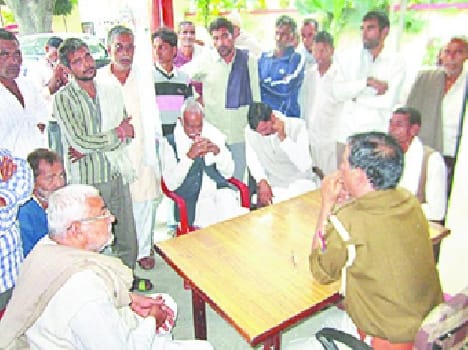 Villagers have besieged the police station