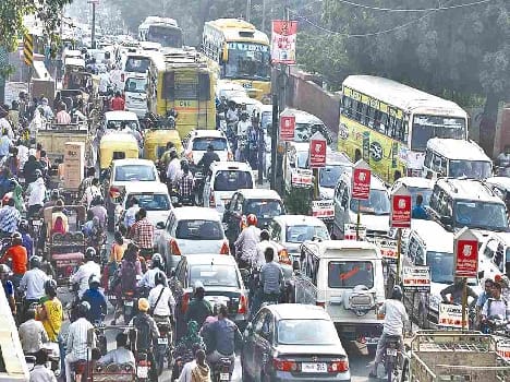 MG Road jam, police have rest