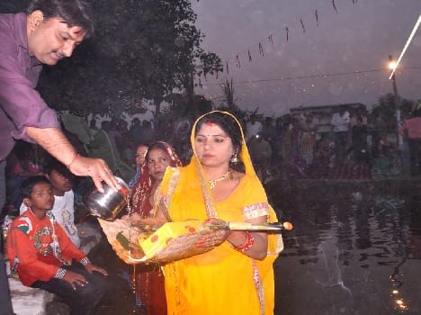 Chhath festival : the other day Astgami The sun semi
