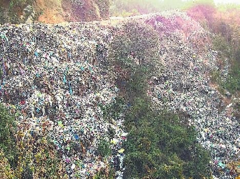 Garbage dumping zone