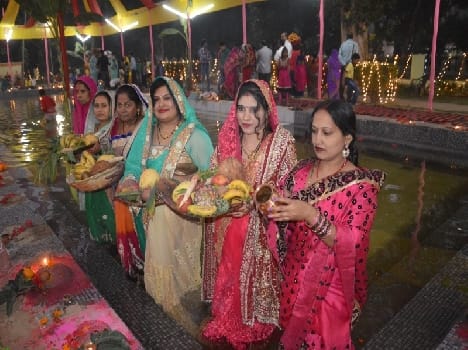 chhat puja in mathura