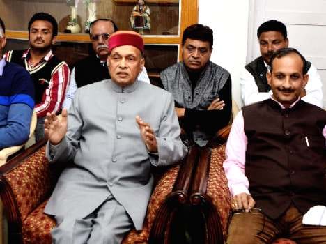 prem kumar dhumal statement on hp govt.