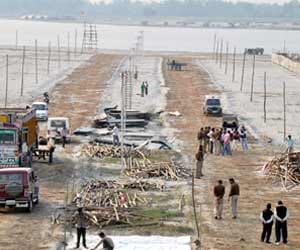 Ganga Mela today , every 45 minutes just to get to pilgrims.