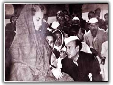 Imam Aziz 's villa was Indira Gandhi 's lunch