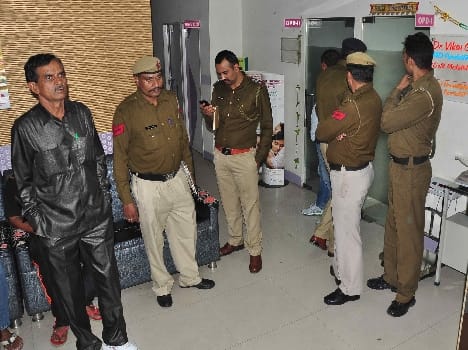 protest hospital rohtak news 