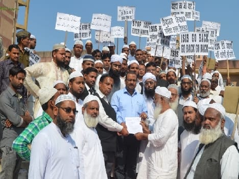 Muslims took to the streets against terrorism